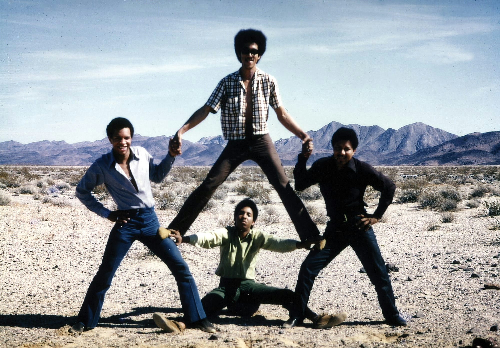 The Meters on Route 66, making their way to California.